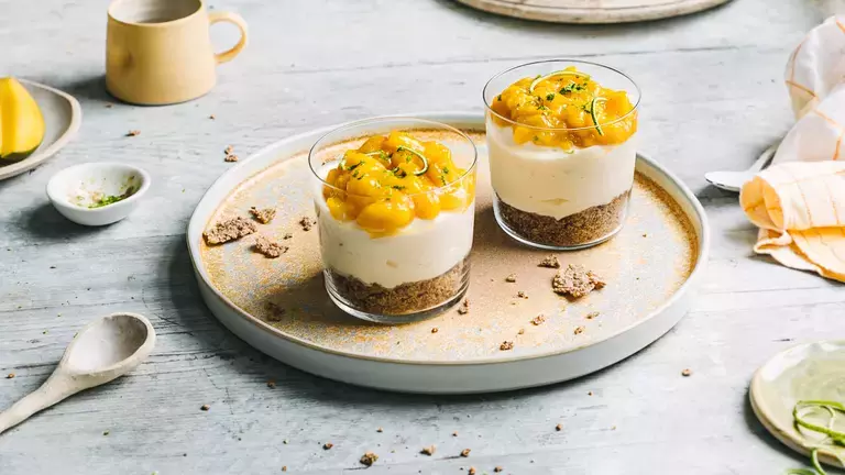 FITNESS Mango & Lime CHEESECAKE FITNESS Mango & Lime CHEESECAKE