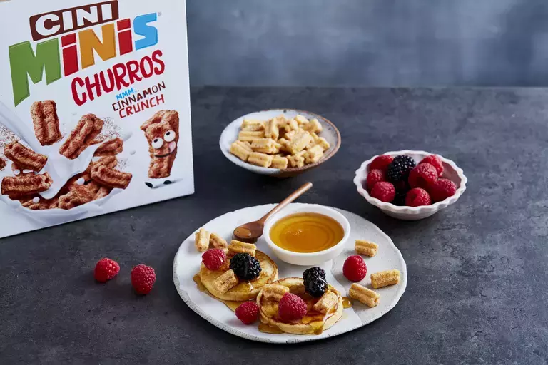 Cini Minis Churros pancakes