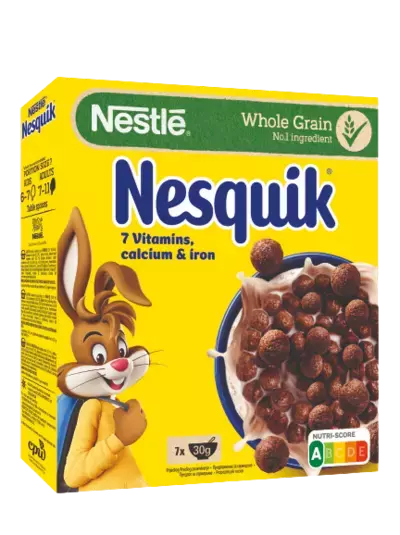 зърнена закуска nesquik витамини, калции и желязо