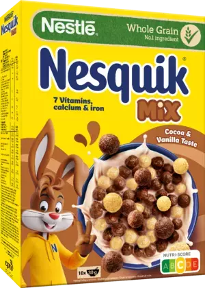 Зърнена закуска NESTLÉ® NESQUIK® MIX 325g