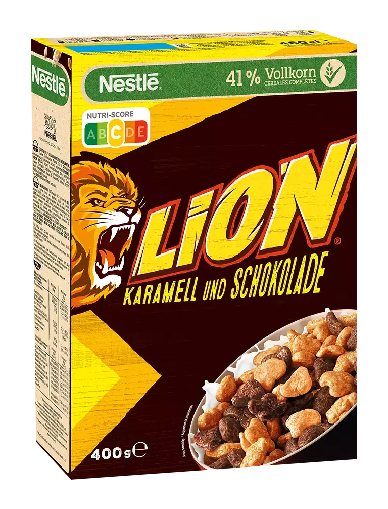 Nos céréales LION® - Caramel et chocolat