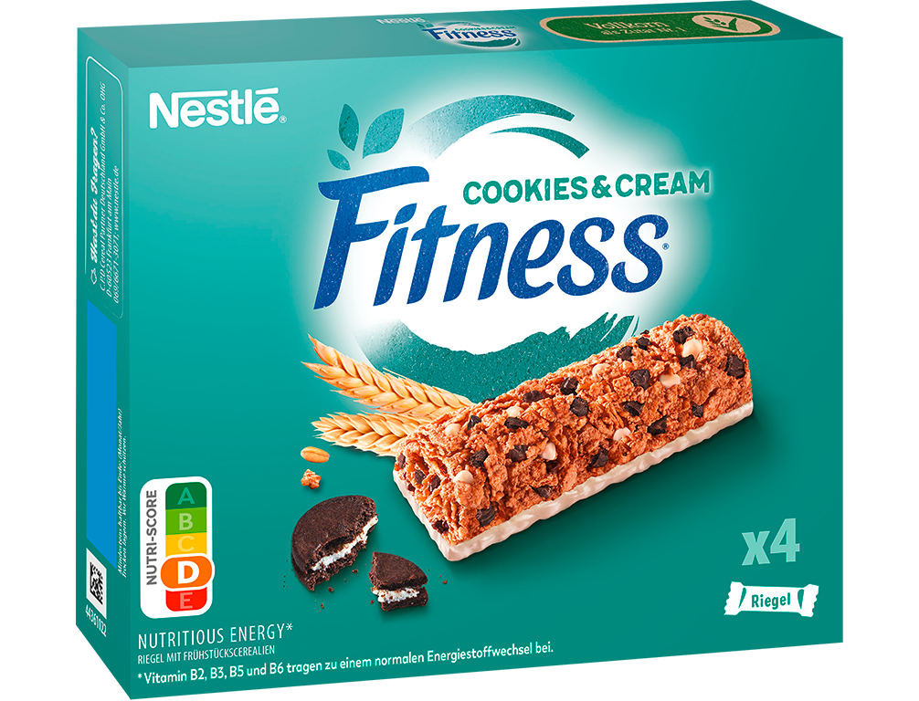 Fitness Cookies & Cream Cerealienriegel | Nestlé Cerealien