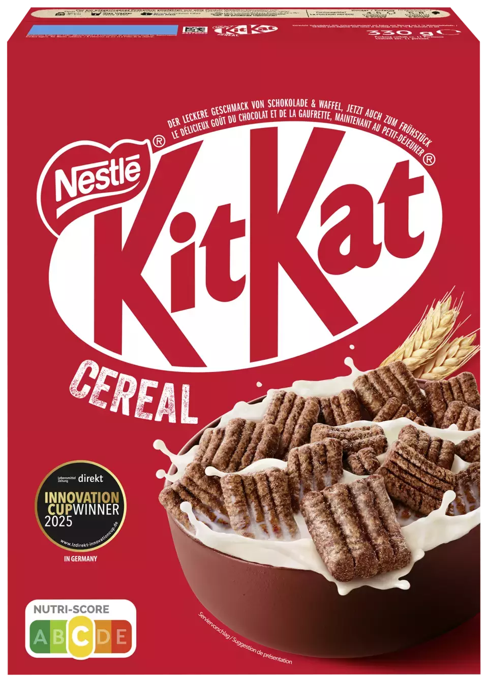 KIT KAT Cereal 330g package