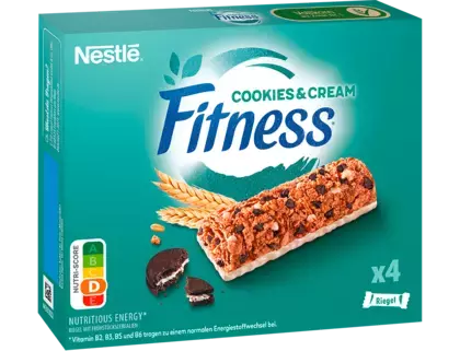 Fitness Cookies &amp; Cream Cerealienriegel