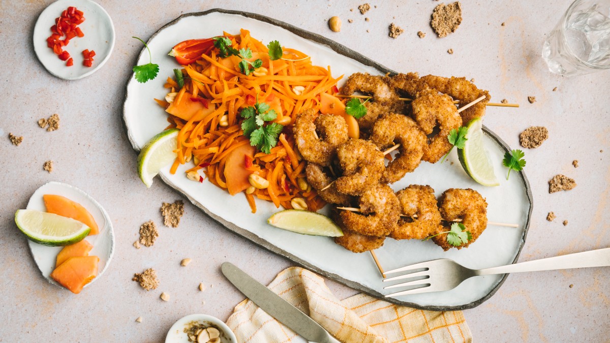 FITNESS® Thai Papayasalat - Lækker Opskrift med eksotisk smag!