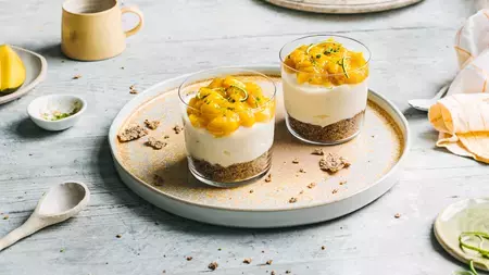 FITNESS Mango &amp; Lime CHEESECAKE