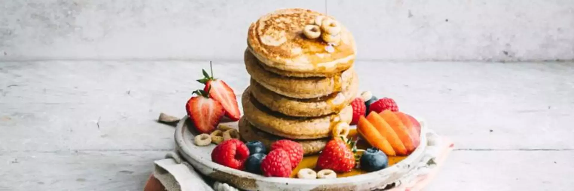 Cheerios cereal mini pancakes