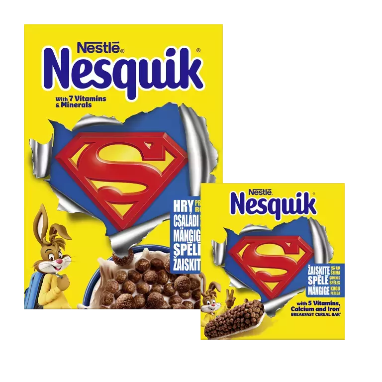 Nesquik Promo Packshots