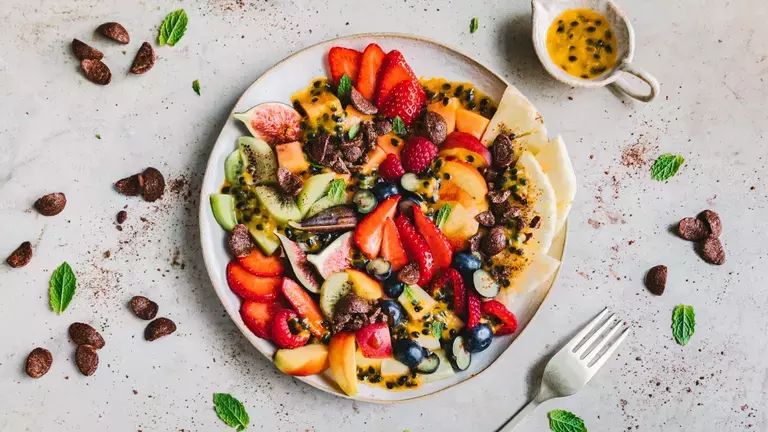 CHOCAPIC® Fruit Salad with Passion Fruit Dressing CHOCAPIC® Fruit Salad with Passion Fruit Dressing