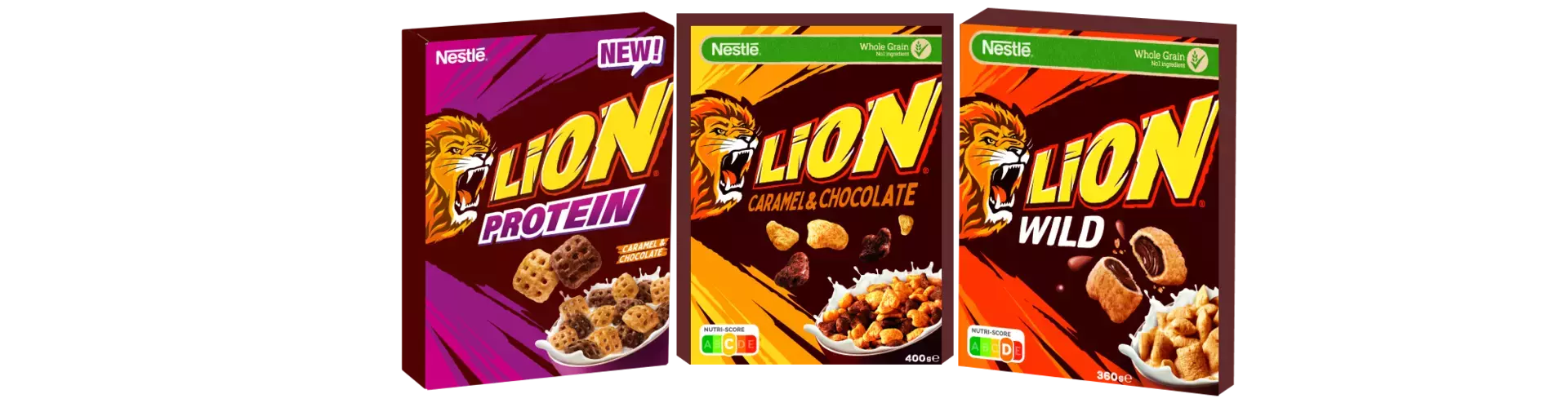 Lion Range packshots