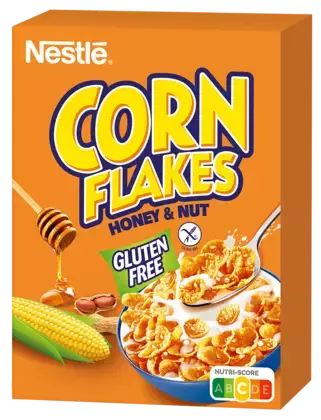NESTLÉ CORN FLAKES® HONEY&amp;NUT HOMMIKUSÖÖGIHELBED
