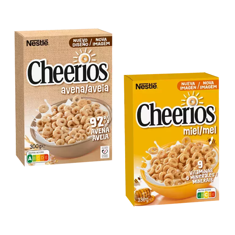 Cheerios Aveia 300g Cheerios Miel Product Packs