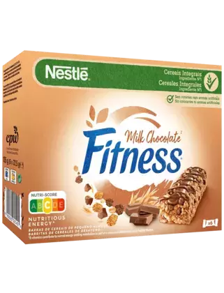 Cereales integrales de trigo, avena y quinoa con cacao Fitness Proteína  Nestlé sin azúcar añadido 310 g.