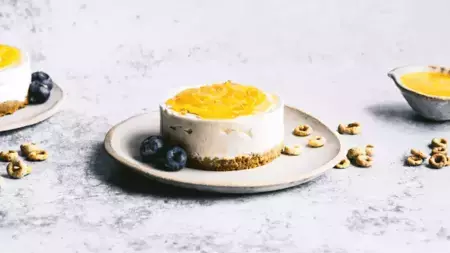 CHEESECAKE AU CITRON ET CEREALES CHEERIOS® MIEL
