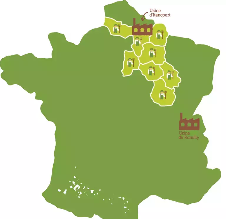 Carte de France Préférence