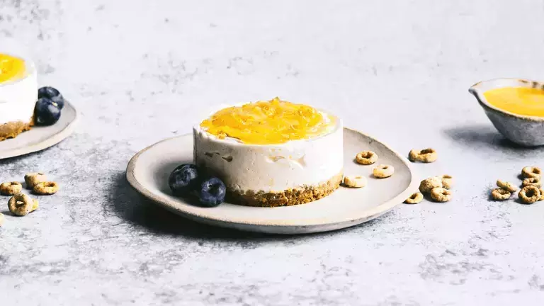 CHEESECAKE AU CITRON ET CEREALES CHEERIOS® MIEL CHEESECAKE AU CITRON ET CEREALES CHEERIOS® MIEL