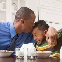 family at the table
