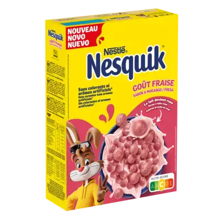 CÉRÉALES NESQUIK® GOÛT FRAISE