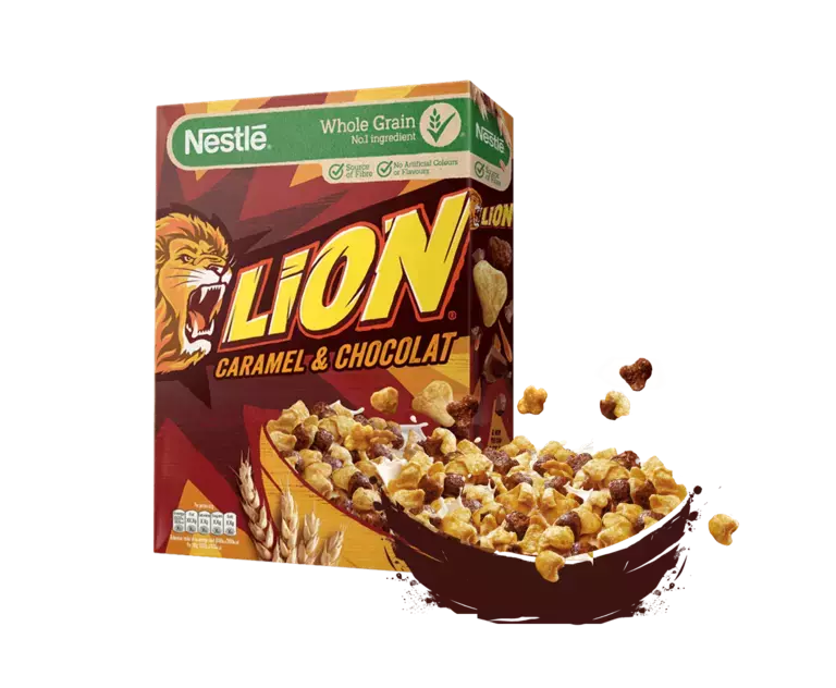 Lion Cereals - Caramel & Chocolate Breakfast Cereal | Nestlé Cereals