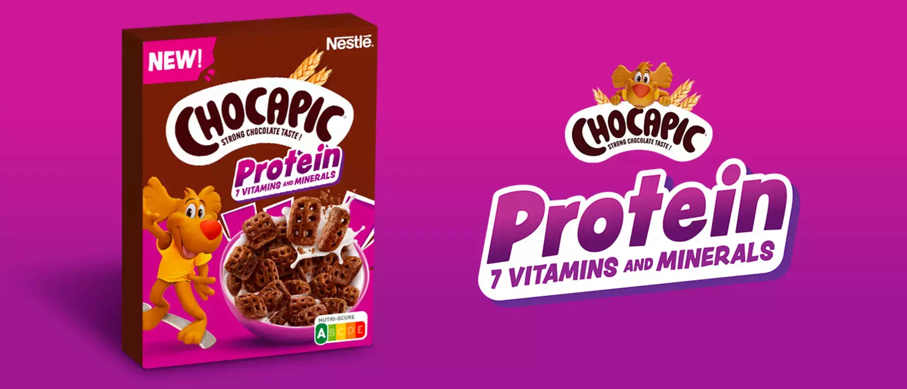 Chocapic Protein Hero banner