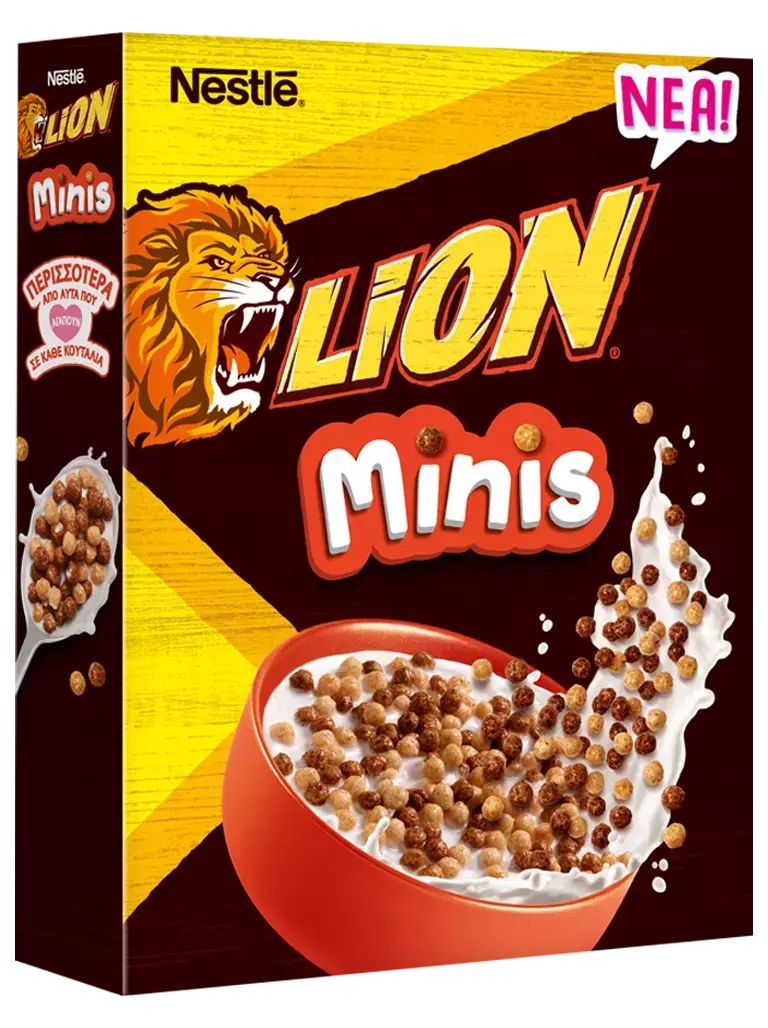 LION MINIS Cereal packshot