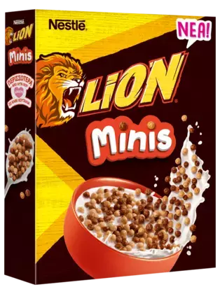 LION MINIS Cereal packshot