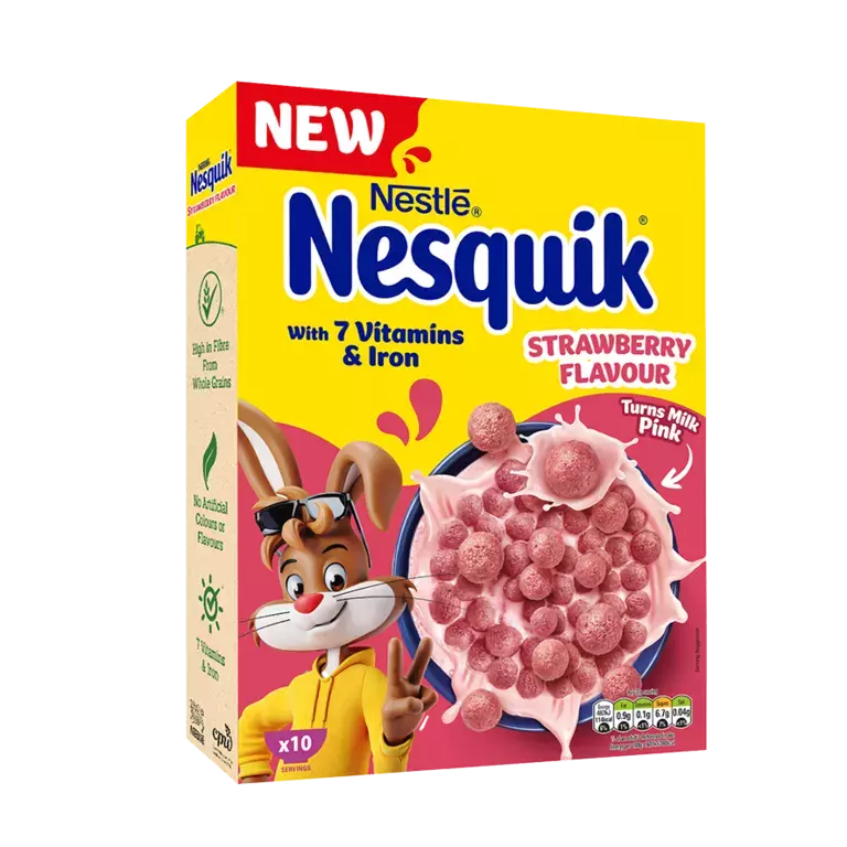 NESQUIK Strawberry packashot