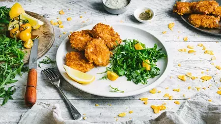 GLUTEN-FREE crunchy pork medallions