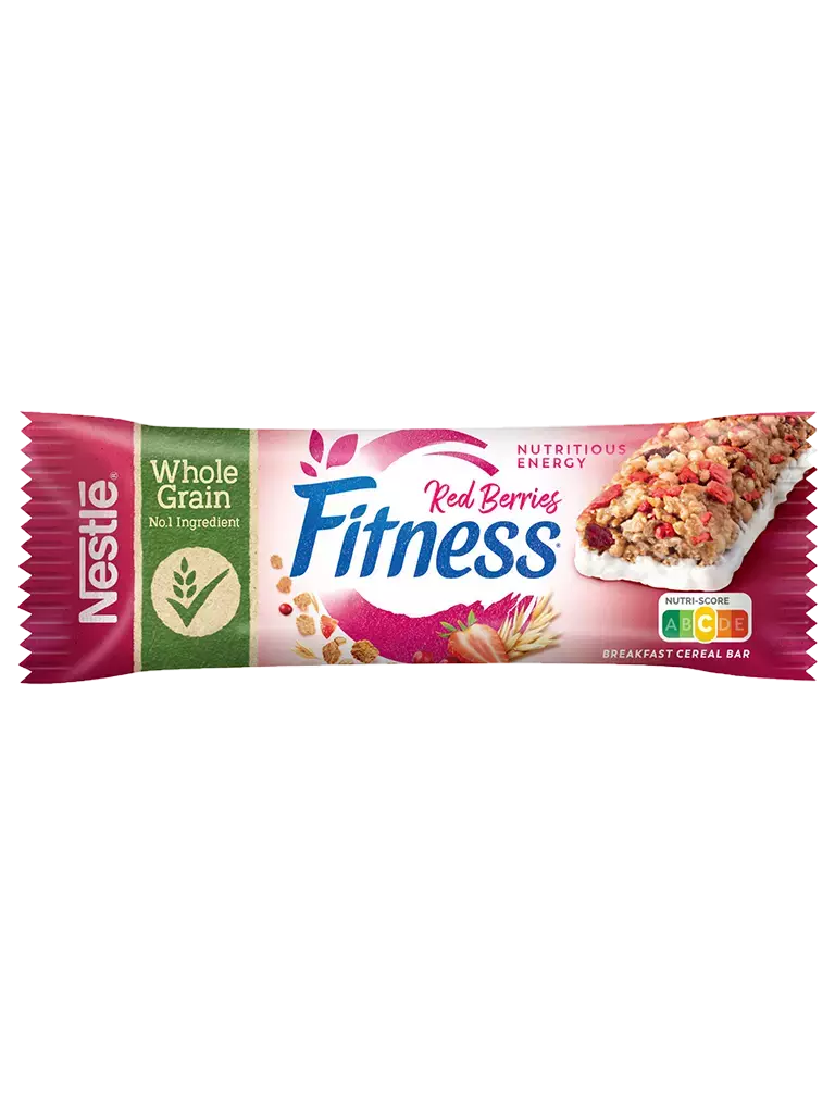 Nestlé Fitness® Red Berries Brokastu Pārslu Batoniņš