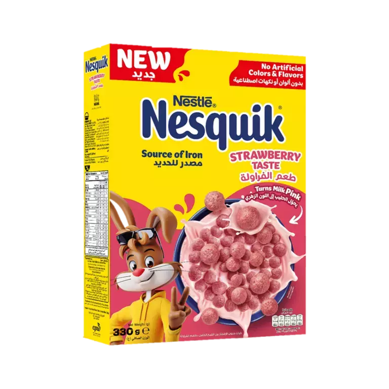 Nesquik Strawberry Packshot