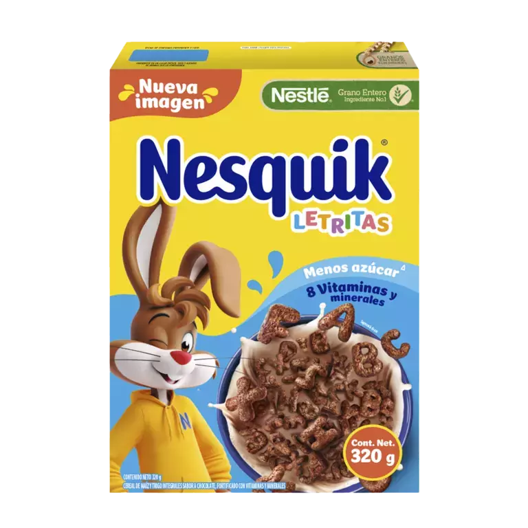 Nesquik Letritas  Product Packshot
