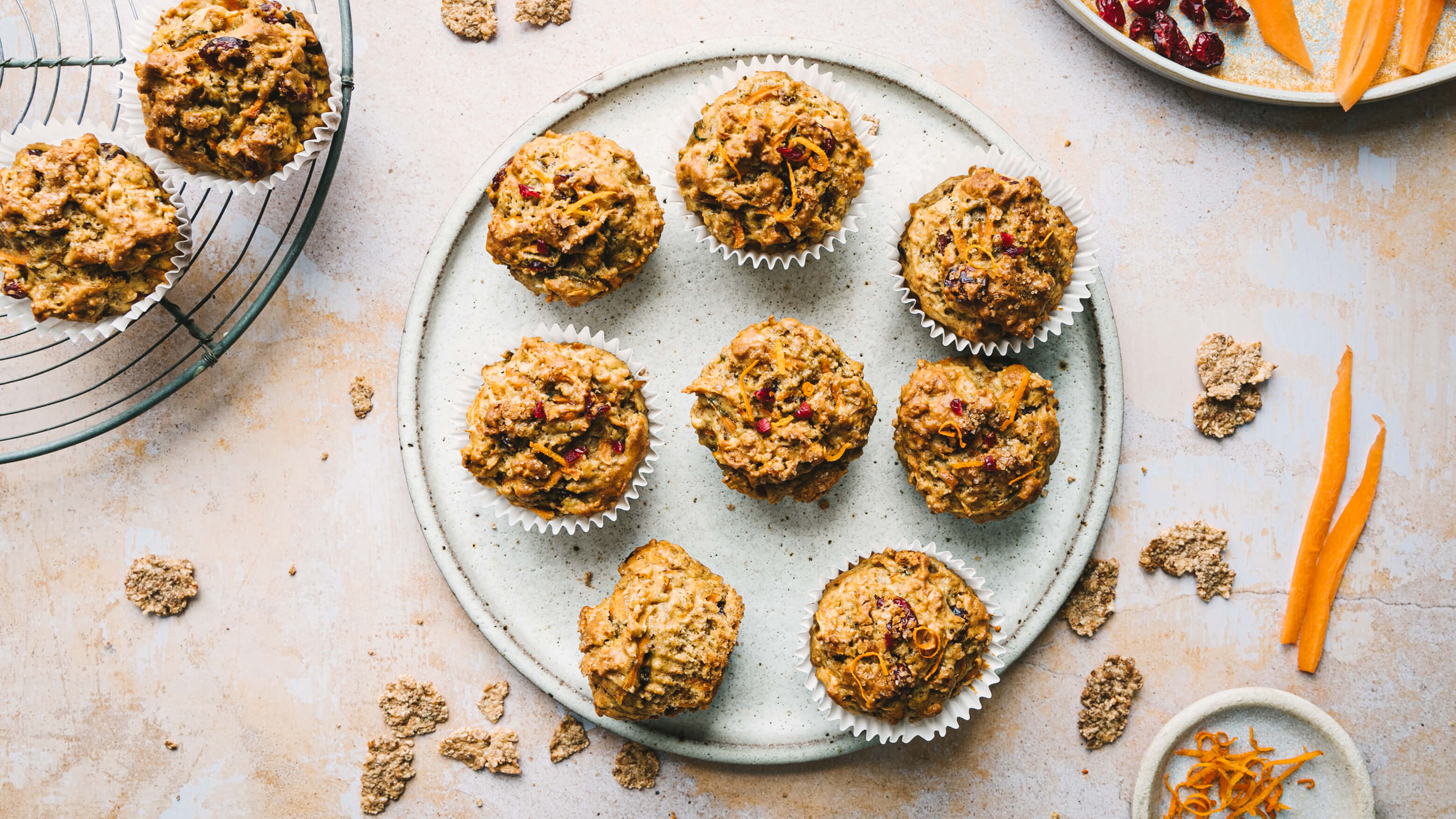 NESTLÉ® FITNESSE® Carrot & Wholegrain Muffins