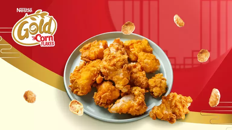 Nestlé GOLDTM Honeyflakes Chicken Nugget Nestlé GOLDTM Honeyflakes Chicken Nugget