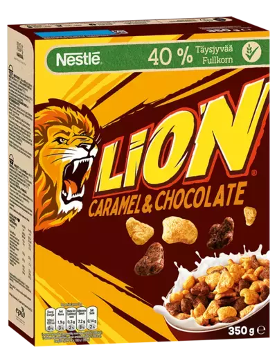 Lion caramel and chocolate packshot main