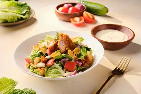 Chicken and Corn Flakes Salad