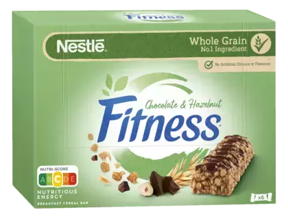 BarrasdeCereaisFitness Chocolate Avelãs 6x22,5g