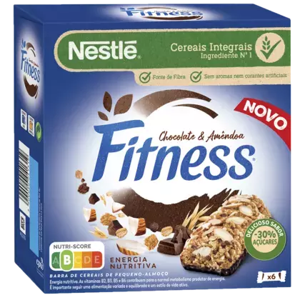 FitnessChocoAmêndoas6x23.5g