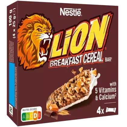 Barras Lion 4x25g
