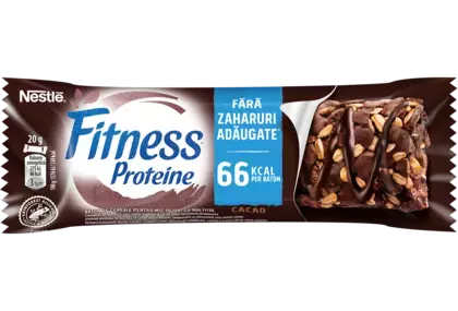 Baton de cereale pentru mic dejun Nestlé® Fitness® Cocoa Protein