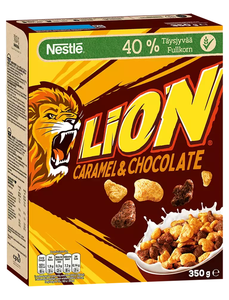 Lion caramel and chocolate packshot main
