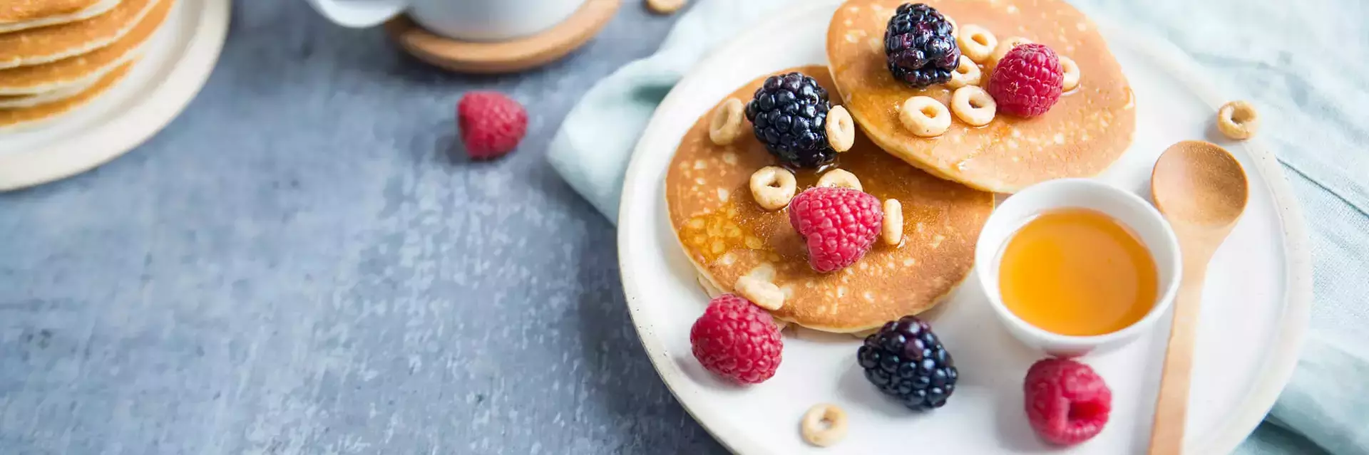 Cheerios cereal mini pancakes