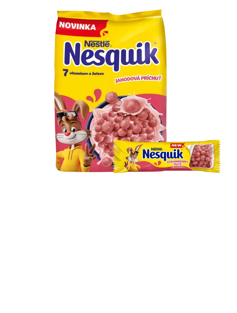 Nesquik Strawberry Product Range