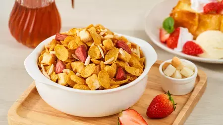 Cornflakes Honey Toast