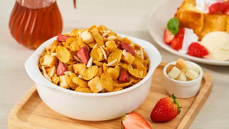 Cornflakes Honey Toast Cornflakes Honey Toast