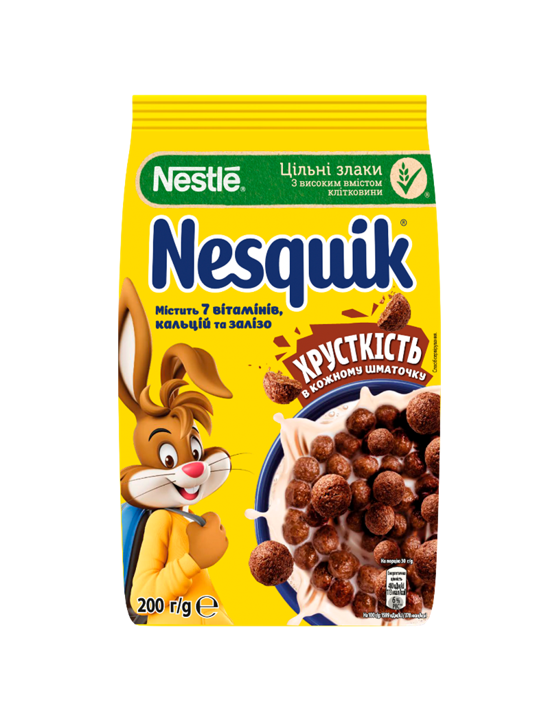 Лінійка NESQUIK®: сухі сніданки несквік | Nestlé Cereals