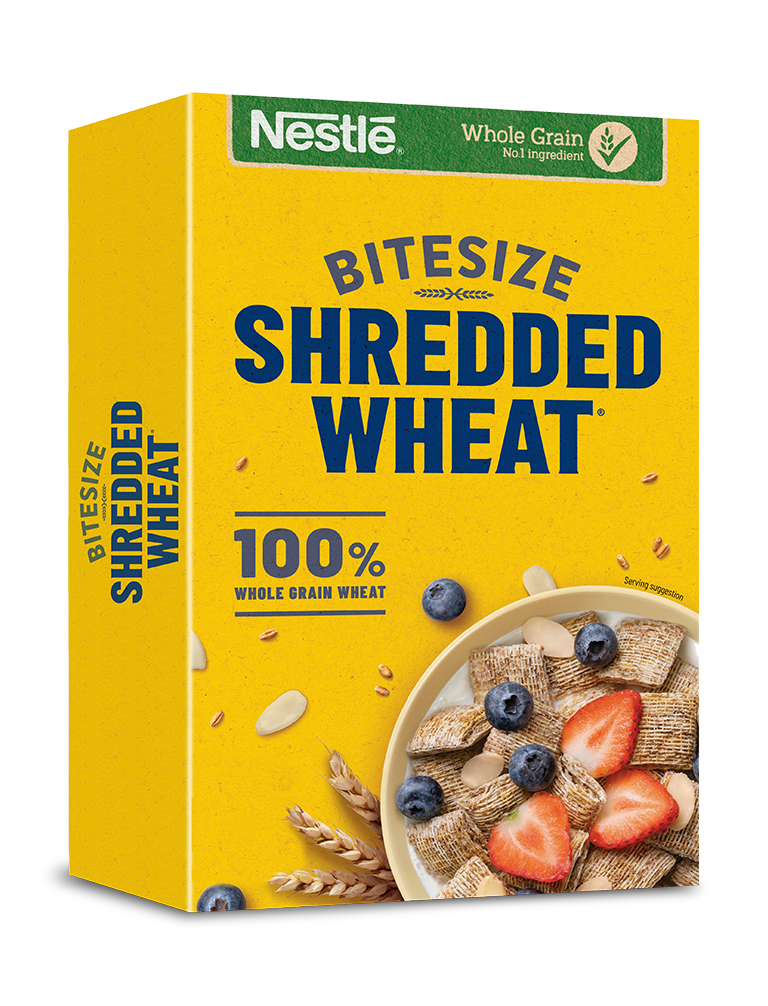 Shredded Wheat Bitesize | 100% Whole Grain | Nestlé Cereals