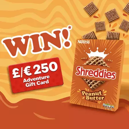WIN Shreddies Peanut Butter Flavour Cereal