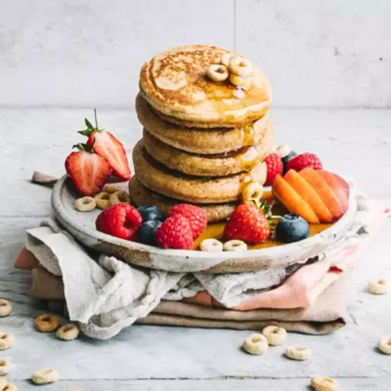 Cheerios cereal mini pancakes