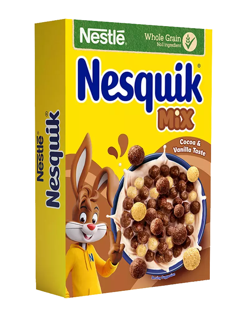 Nesquik Mix Chocolate and Vanilla Cereal 2023