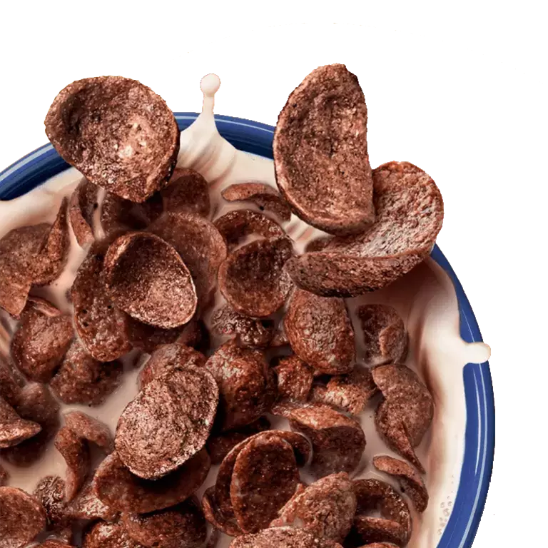 Bowl of Nesquik Choco Waves Cereal
